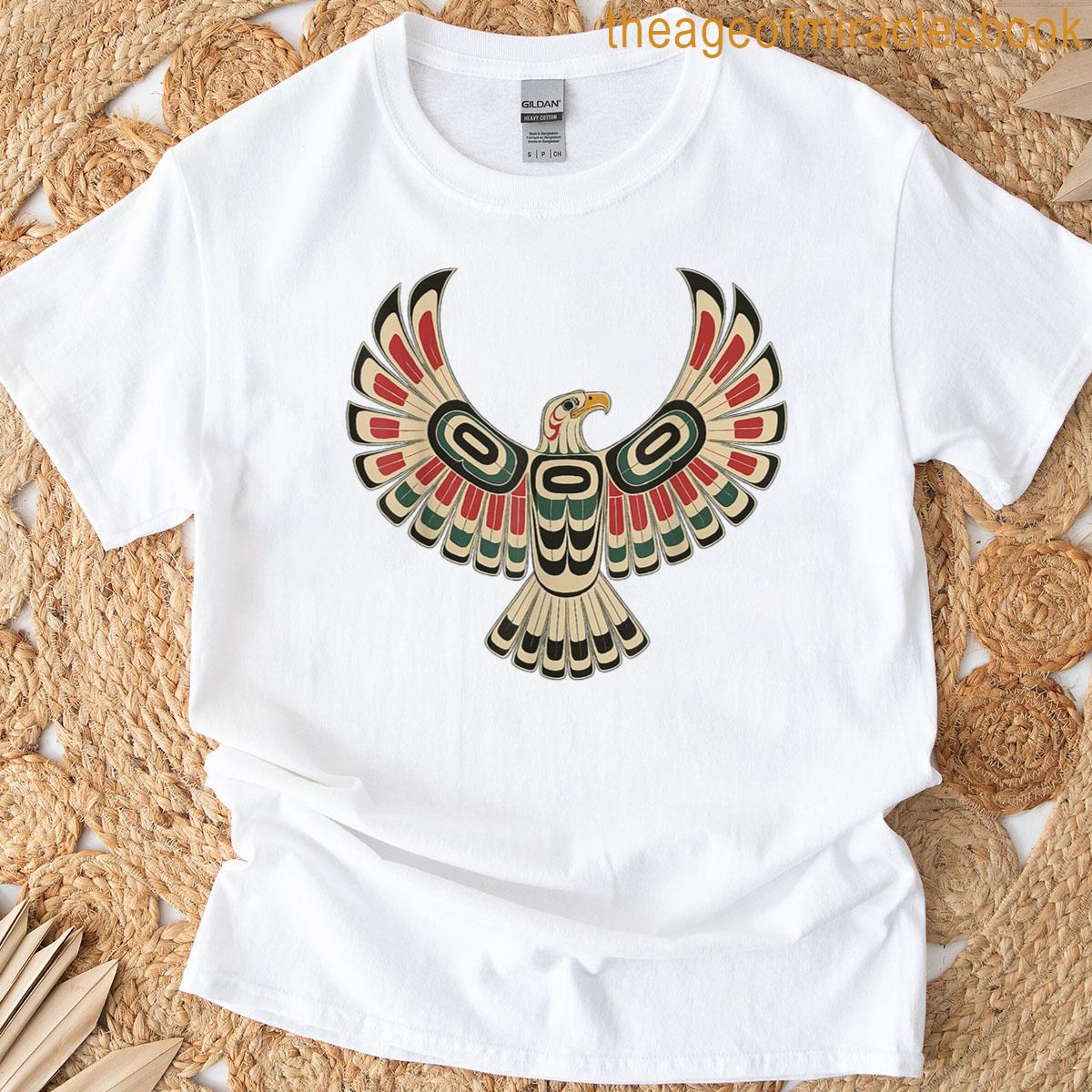 Vintage Eagle Flying Northwest Native Formline Retro T-shirt
