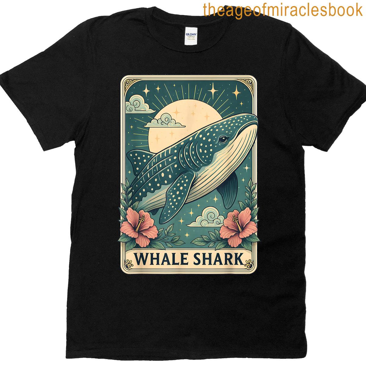 Whale Shark Tarot Card T-shirt