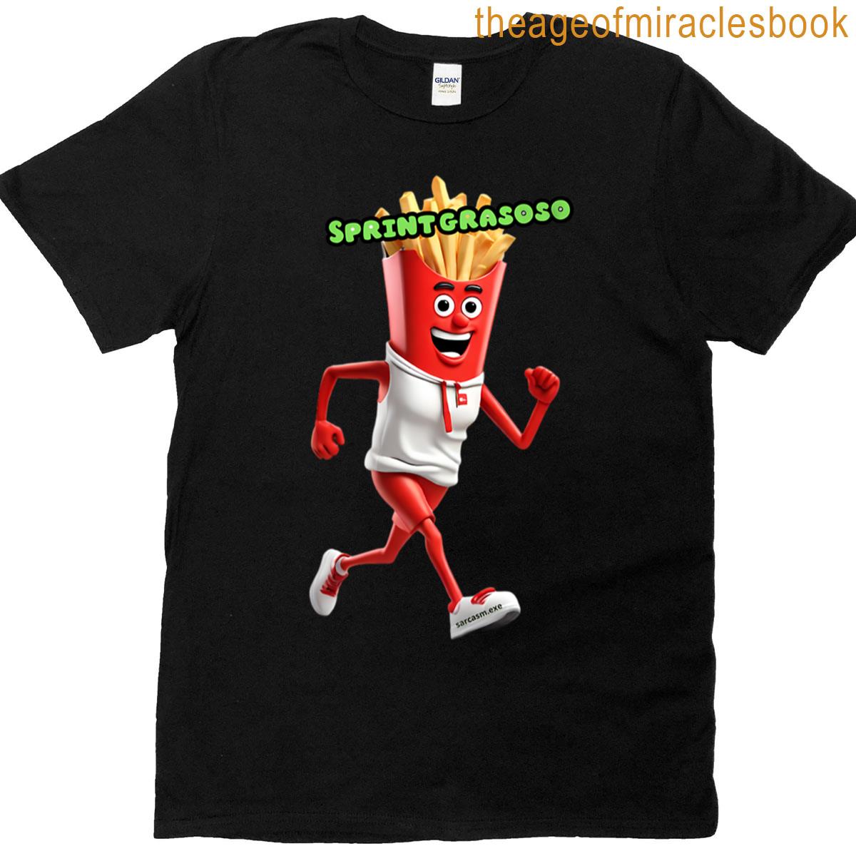 Animated Potatoes Running To Glory T-shirt