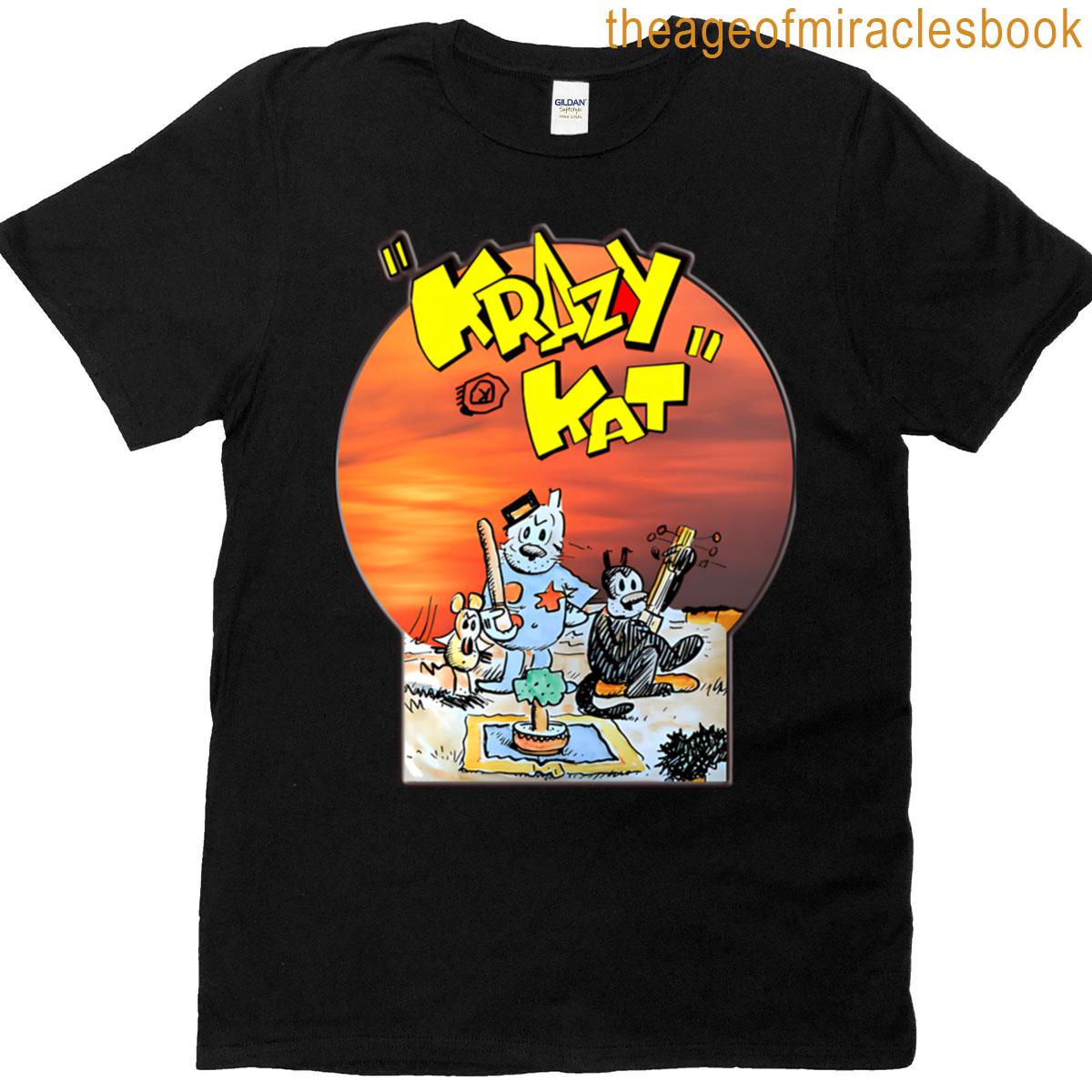 Cat Comic Book Cartoon Funny Vintage T-shirt