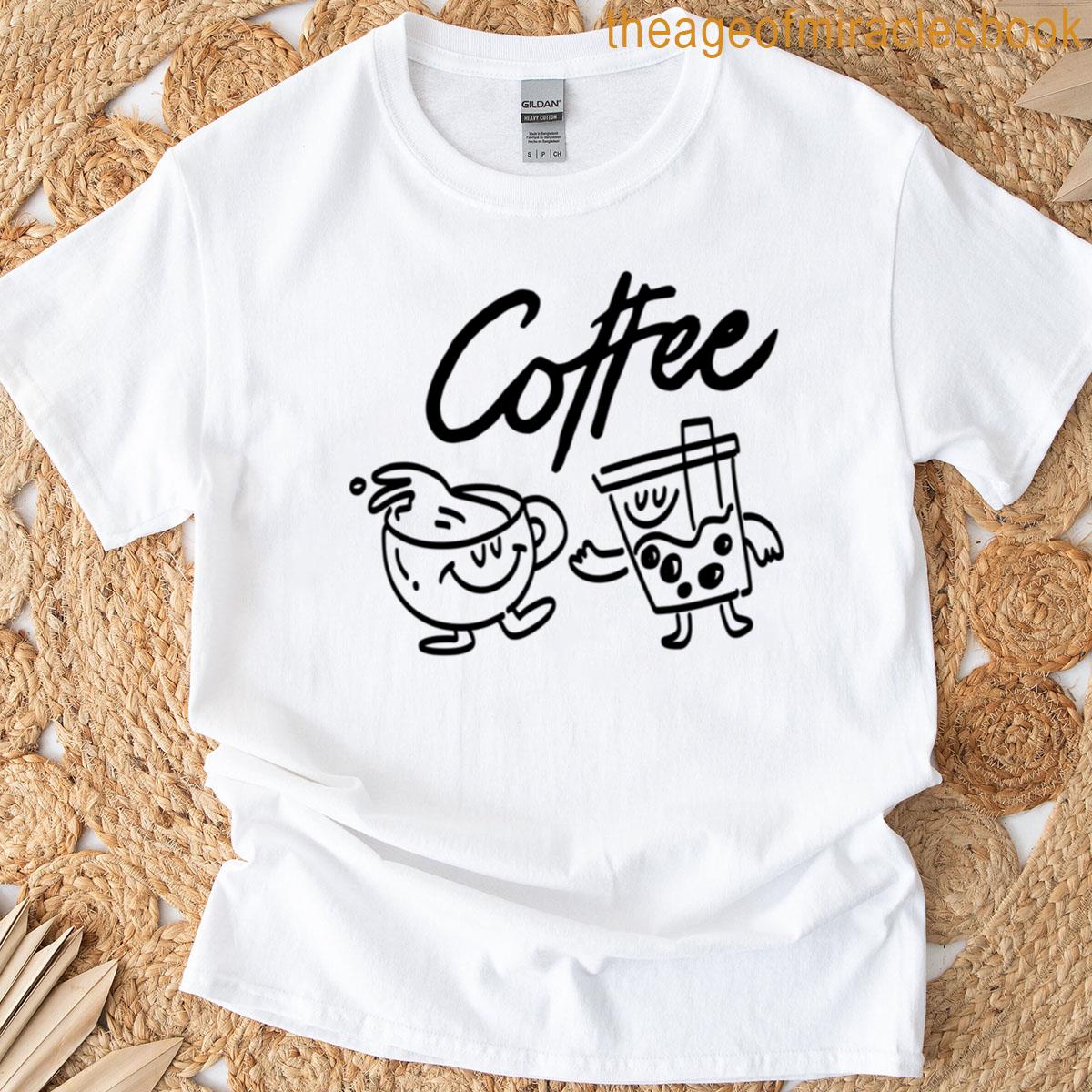 Cute Coffee And Bubble Tea T-shirt