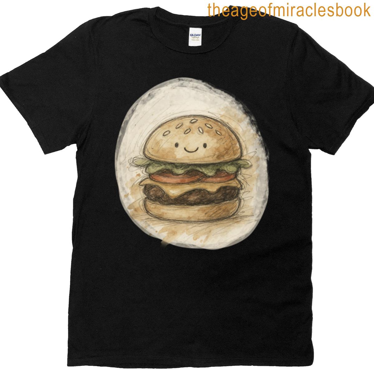 Cute Retro Burger T-shirt