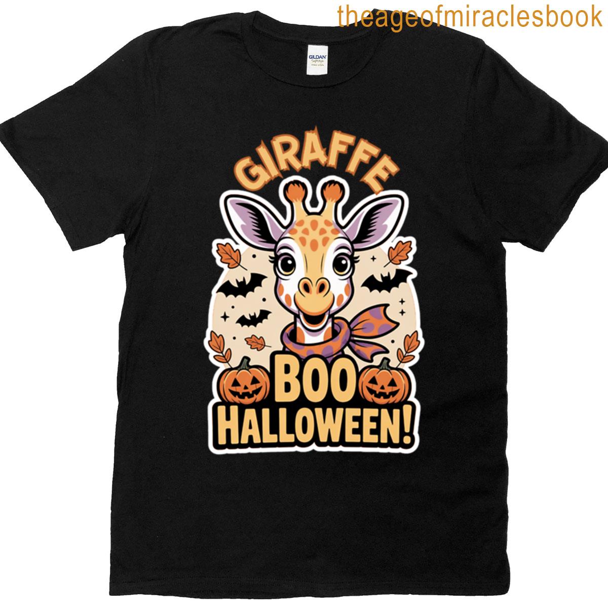 Giraffe Boo Halloween T-shirt