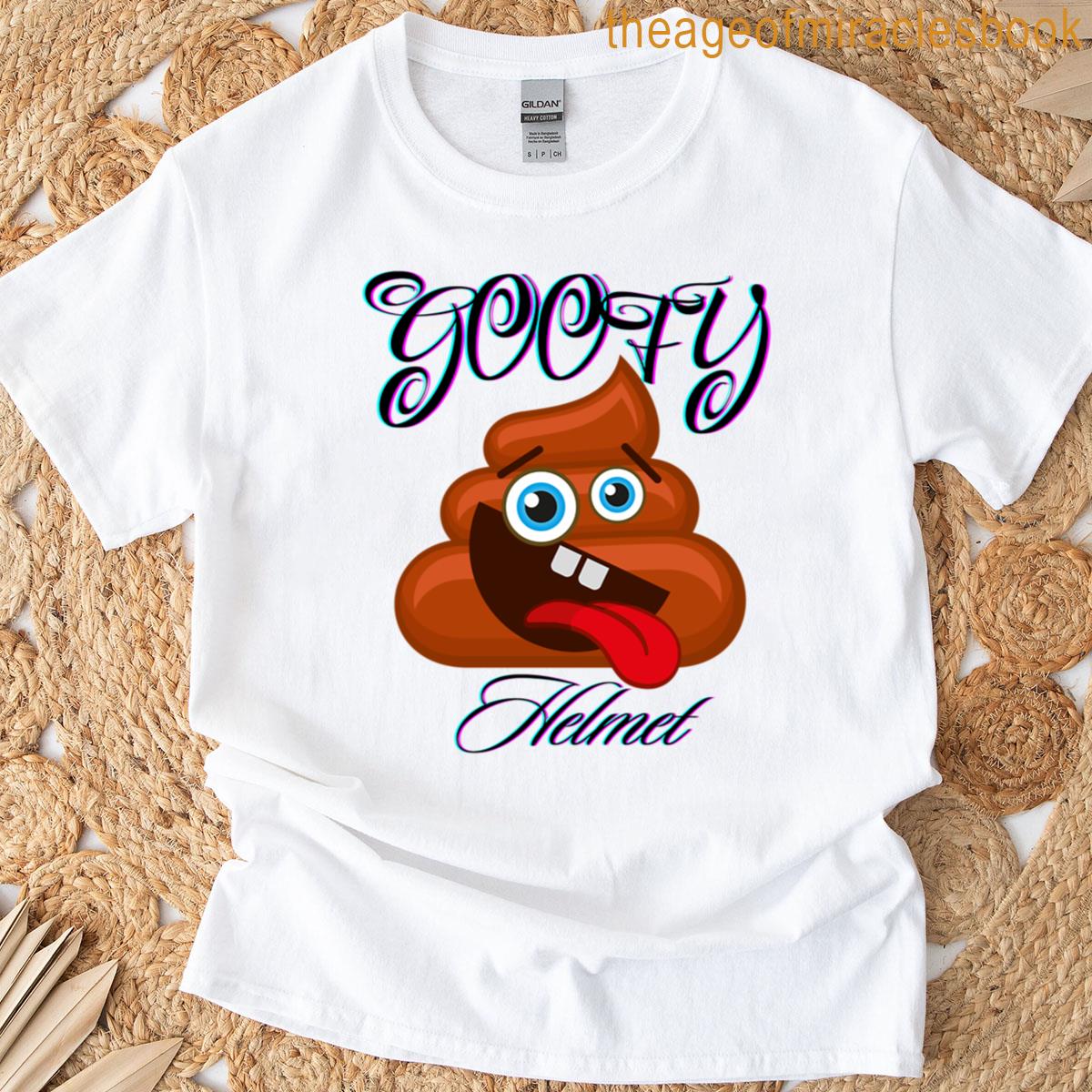Goofy Helmet Funny T-shirt