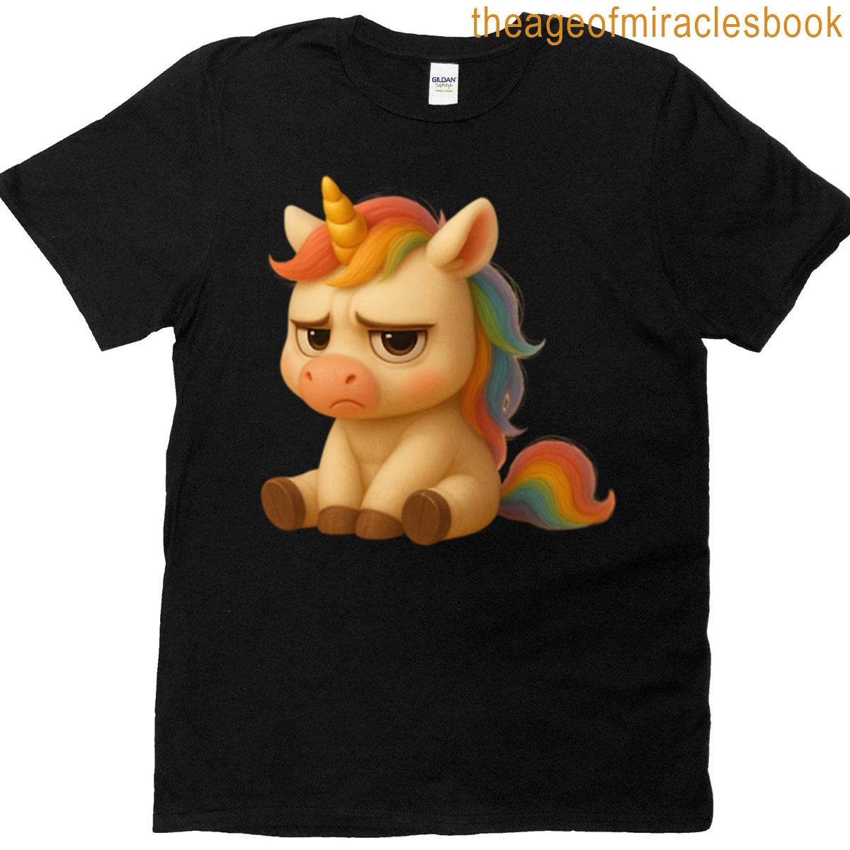 Grumpy Rainbow Unicorn T-shirt
