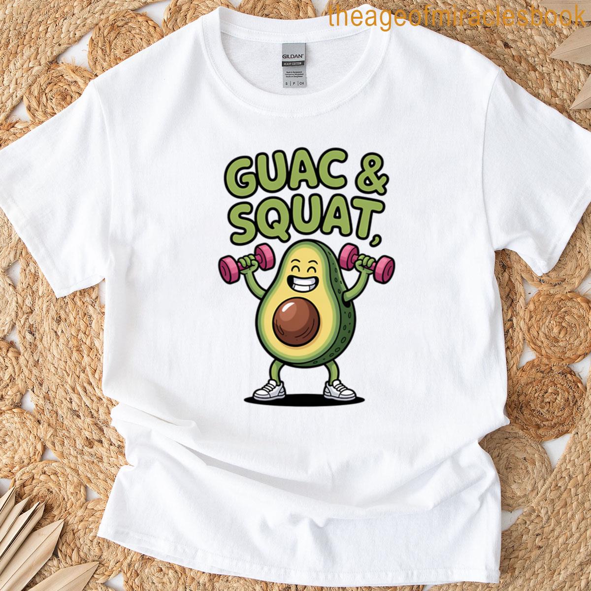 Guac Squat Funny Avocado Gym T-shirt