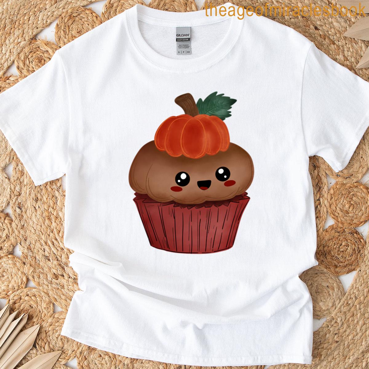 Halloween Pumpkin Cupcake T-shirt