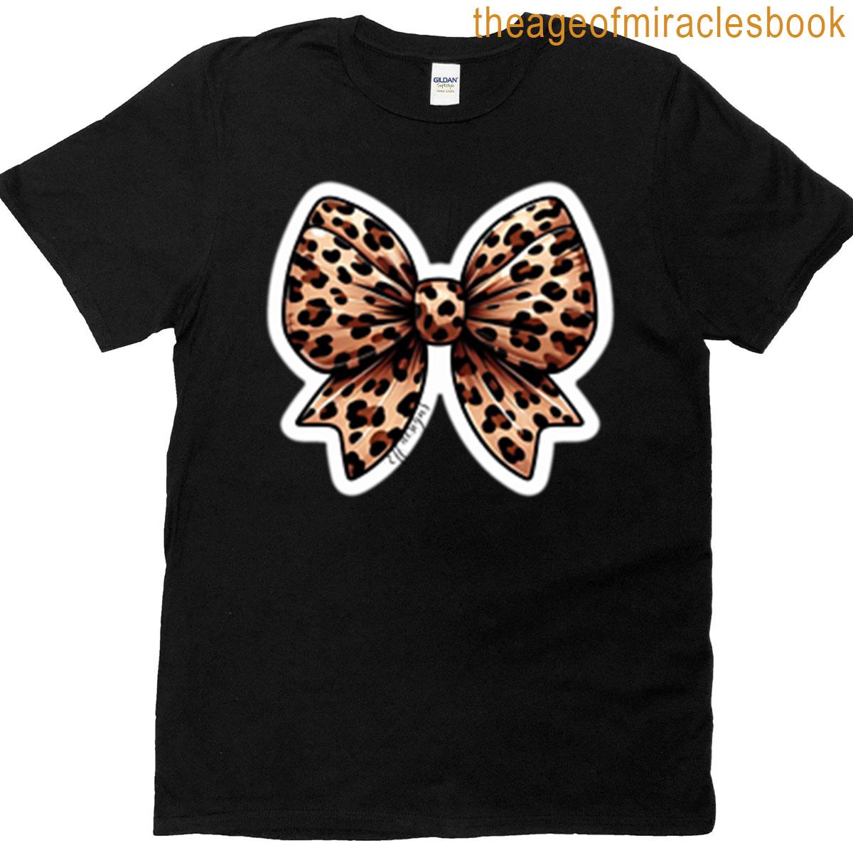 Leopard Print Ow T-shirt