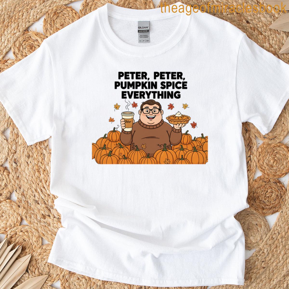 Peter Peter Pumpkin Spice Everything – Funny Fall Halloween Oversized T-shirt
