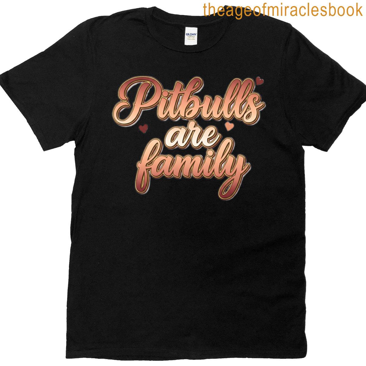 Pitbulls Are Family Oversized T-shirt