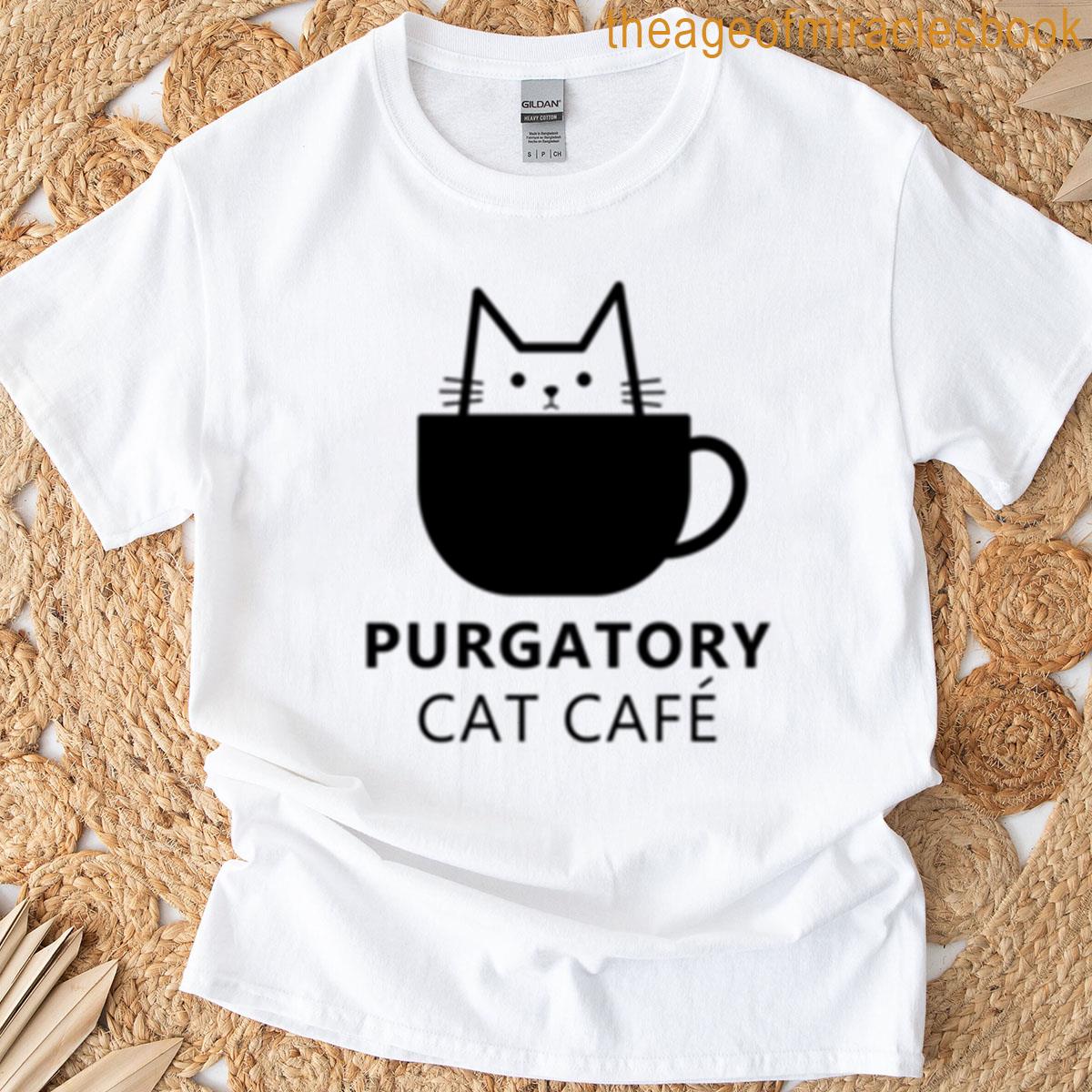 Purgatory Cat Cafe Center T-shirt