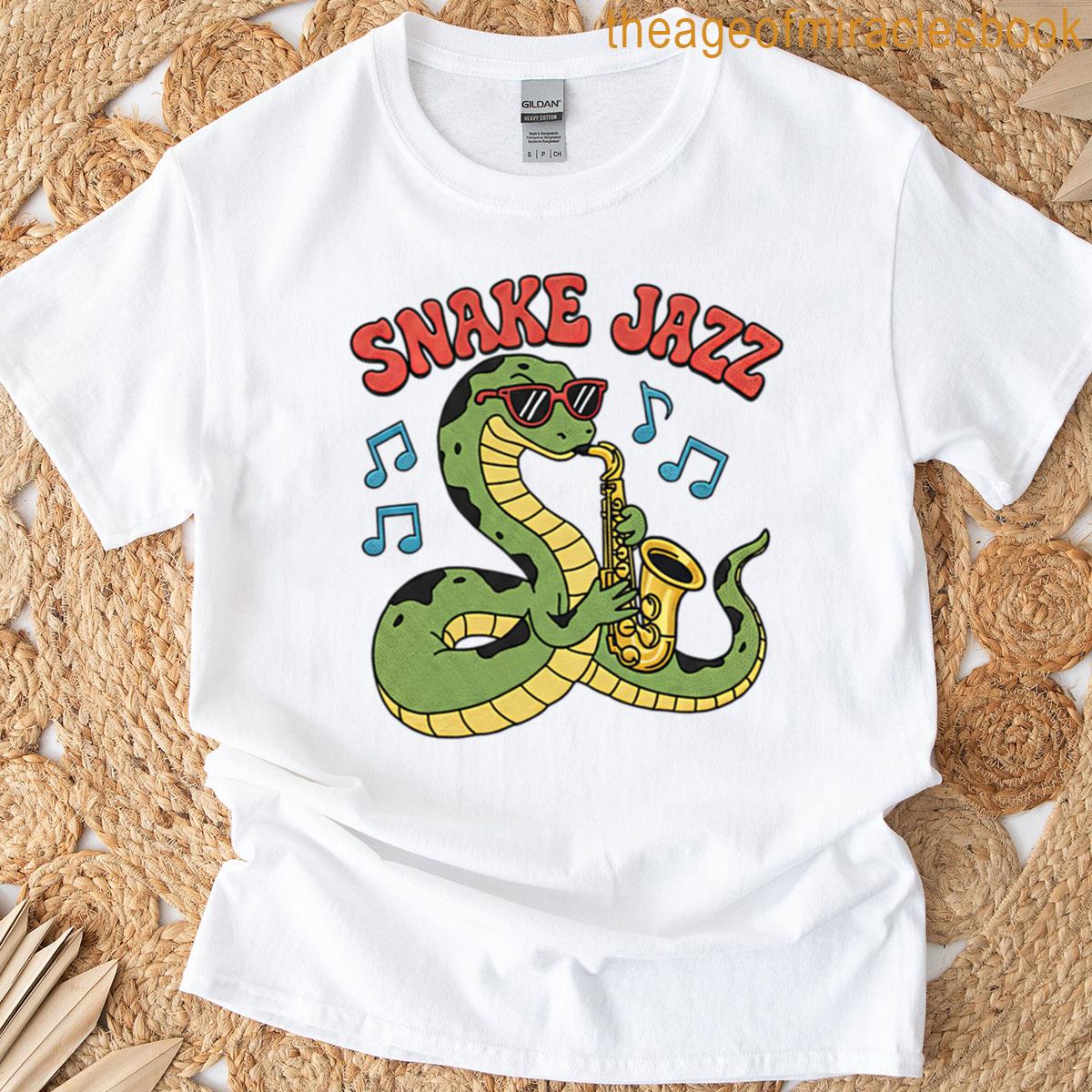 Snake Jazz Playing The Saxophone T-shirt