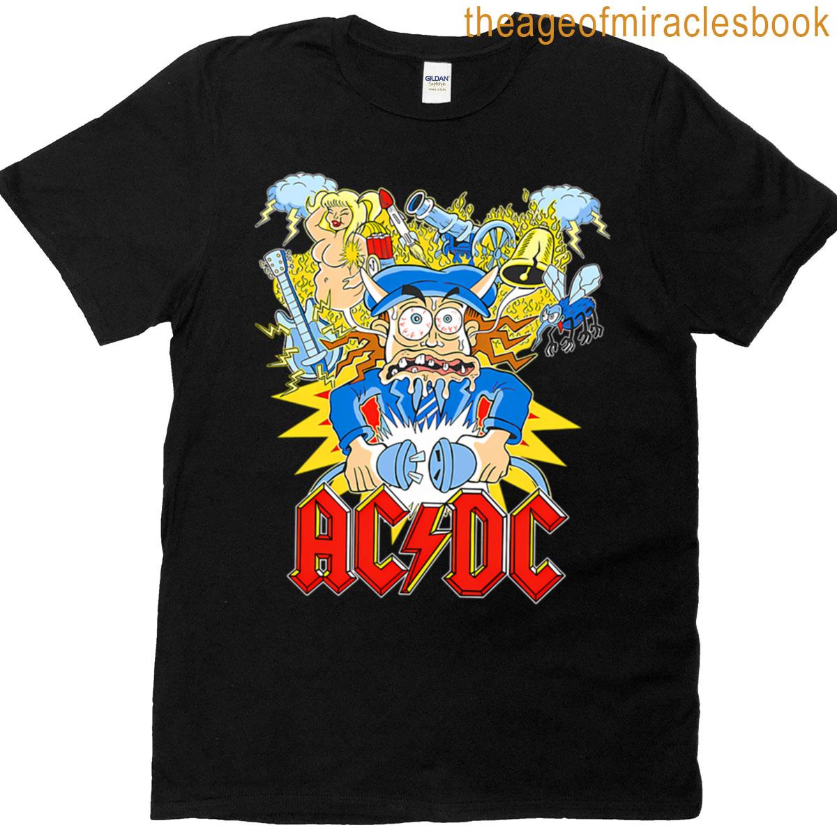 The Rock Band Cartoon Oversized T-shirt