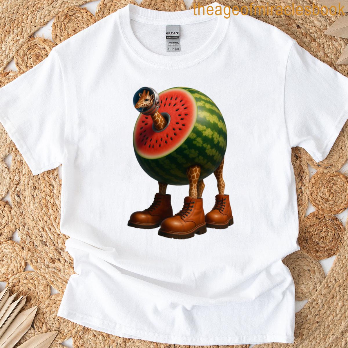 Watermelon Giraffe T-shirt