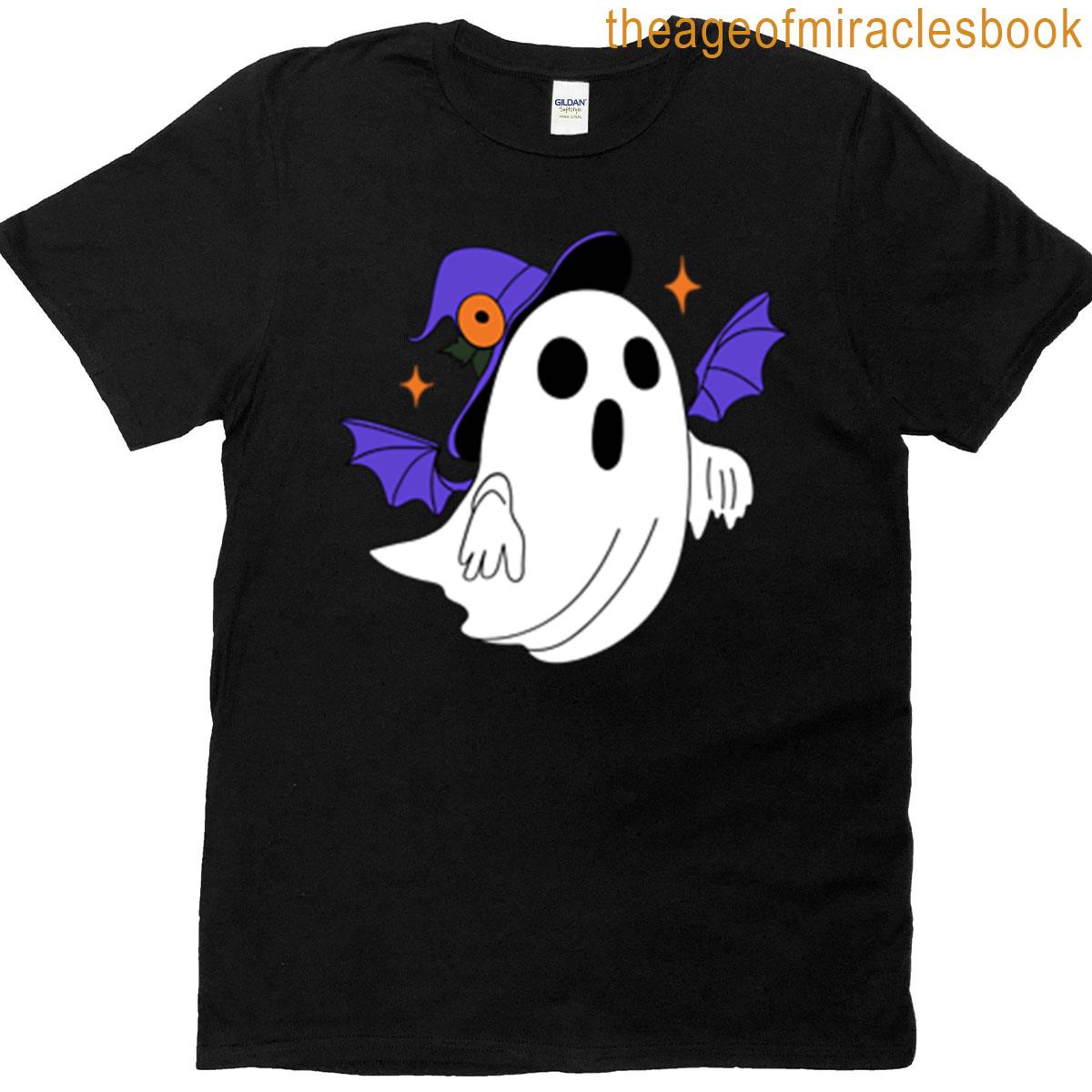 Women Ghost Power Men Ghost Tee Halloween Ghost T-shirt