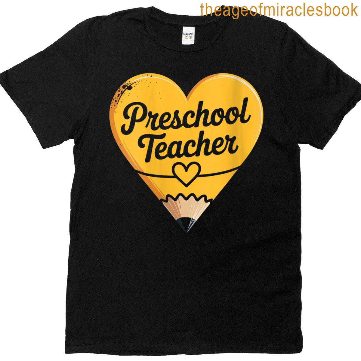 Womens Funny Preschool Teacher T-shirt Womens Funny Preschool Teacher T-shirt