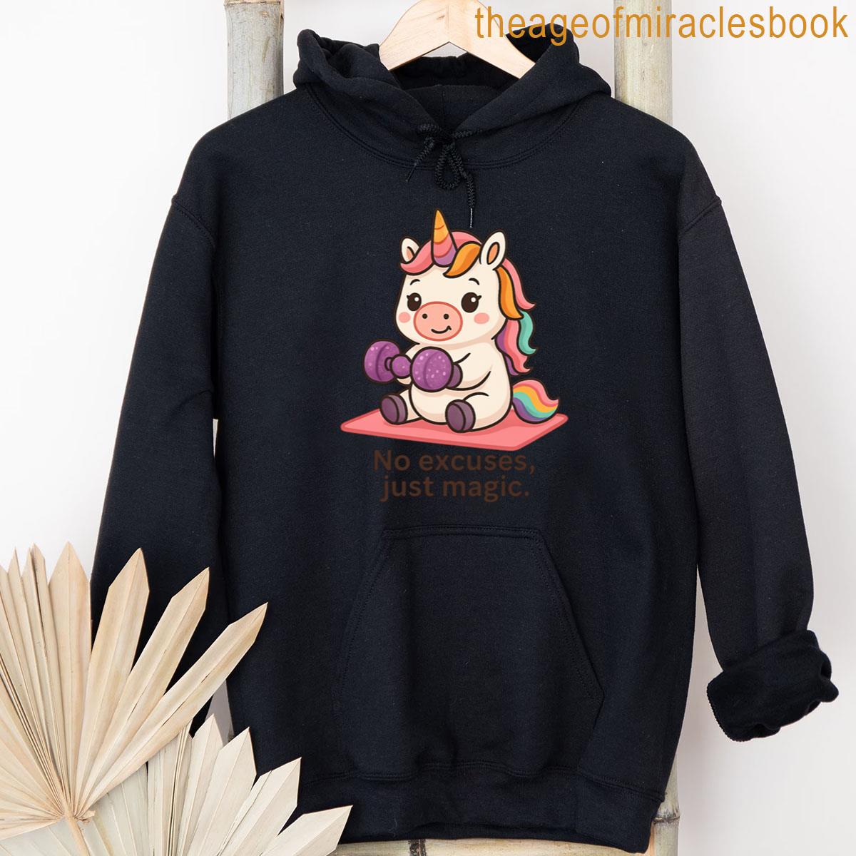 Alternative view of Workout Unicorn With Magic Power T-shirt
