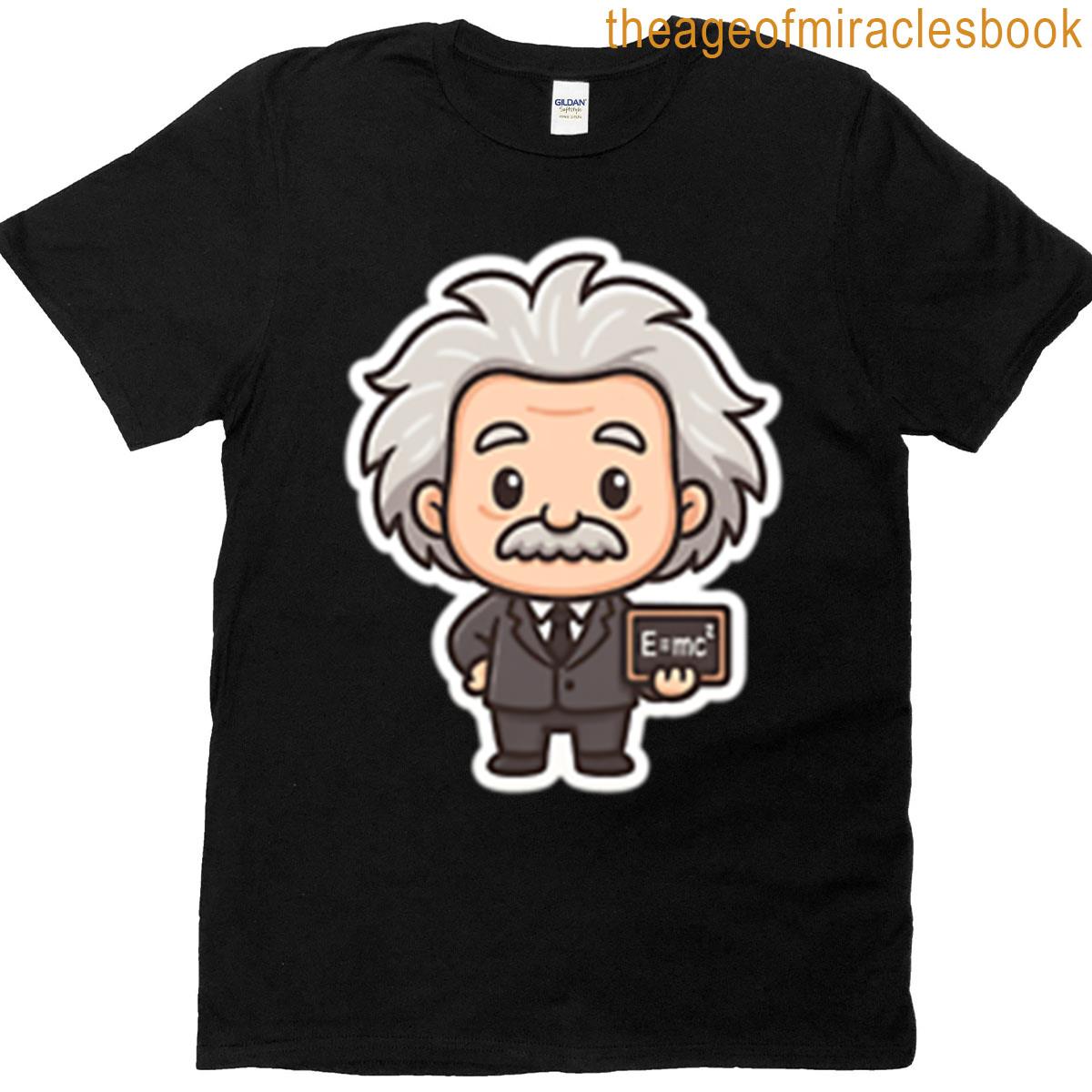 Albert Einstein Chibi Oversized T-shirt