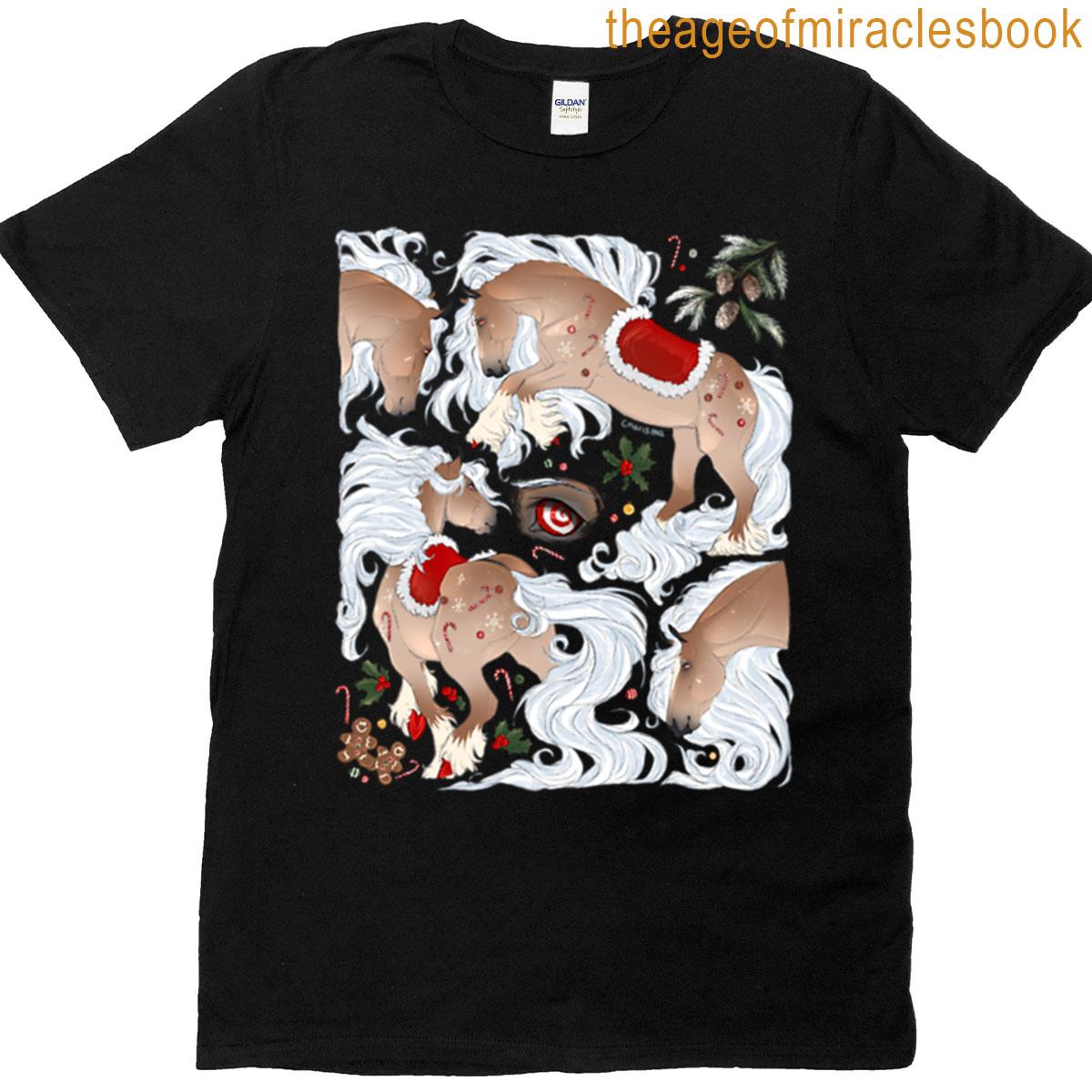 Christmas-themed Irish Cob T-shirt