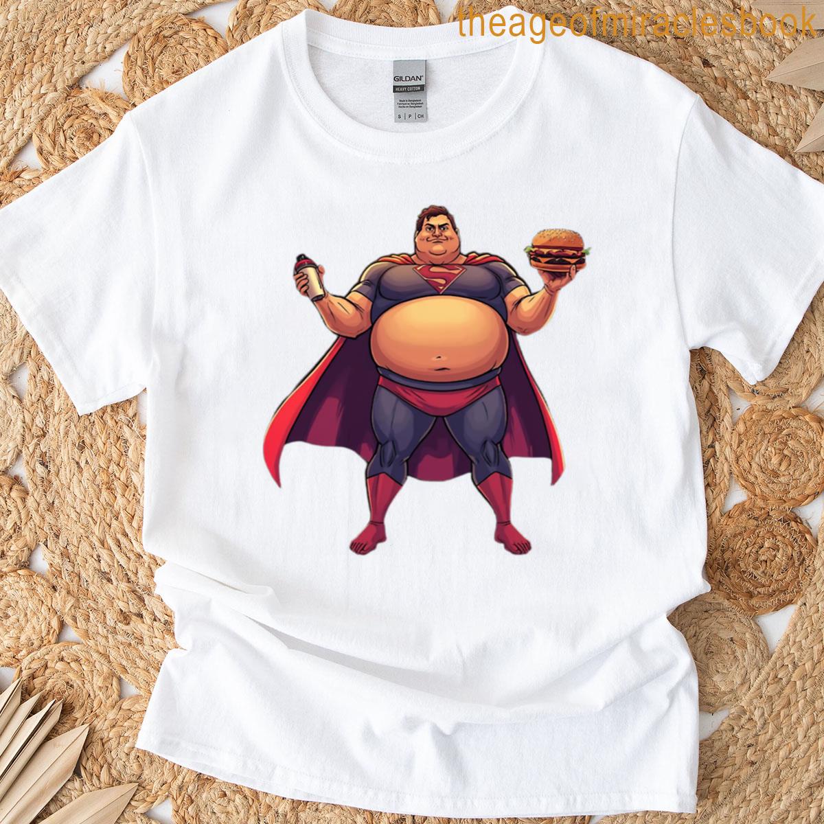 Chubby Superhero Gym Rat Oversized T-shirt