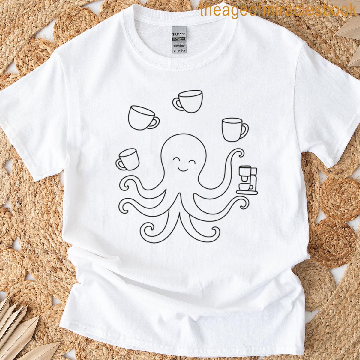 Coffee Octopus T-shirt