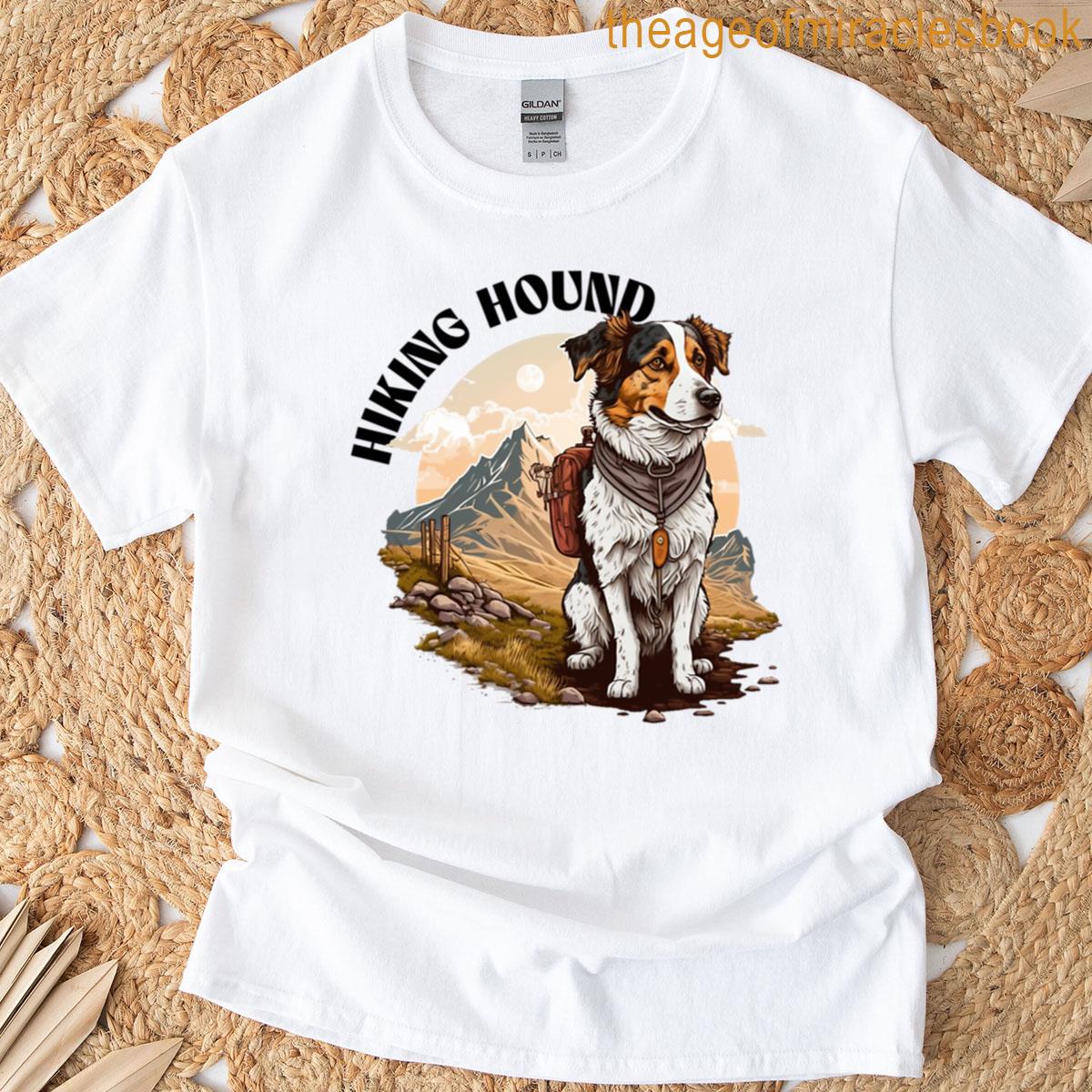 Hiking Hound Funny Dog T-shirt