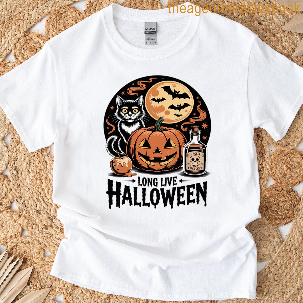 Long Live Halloween Spooky Pumpkin T-shirt