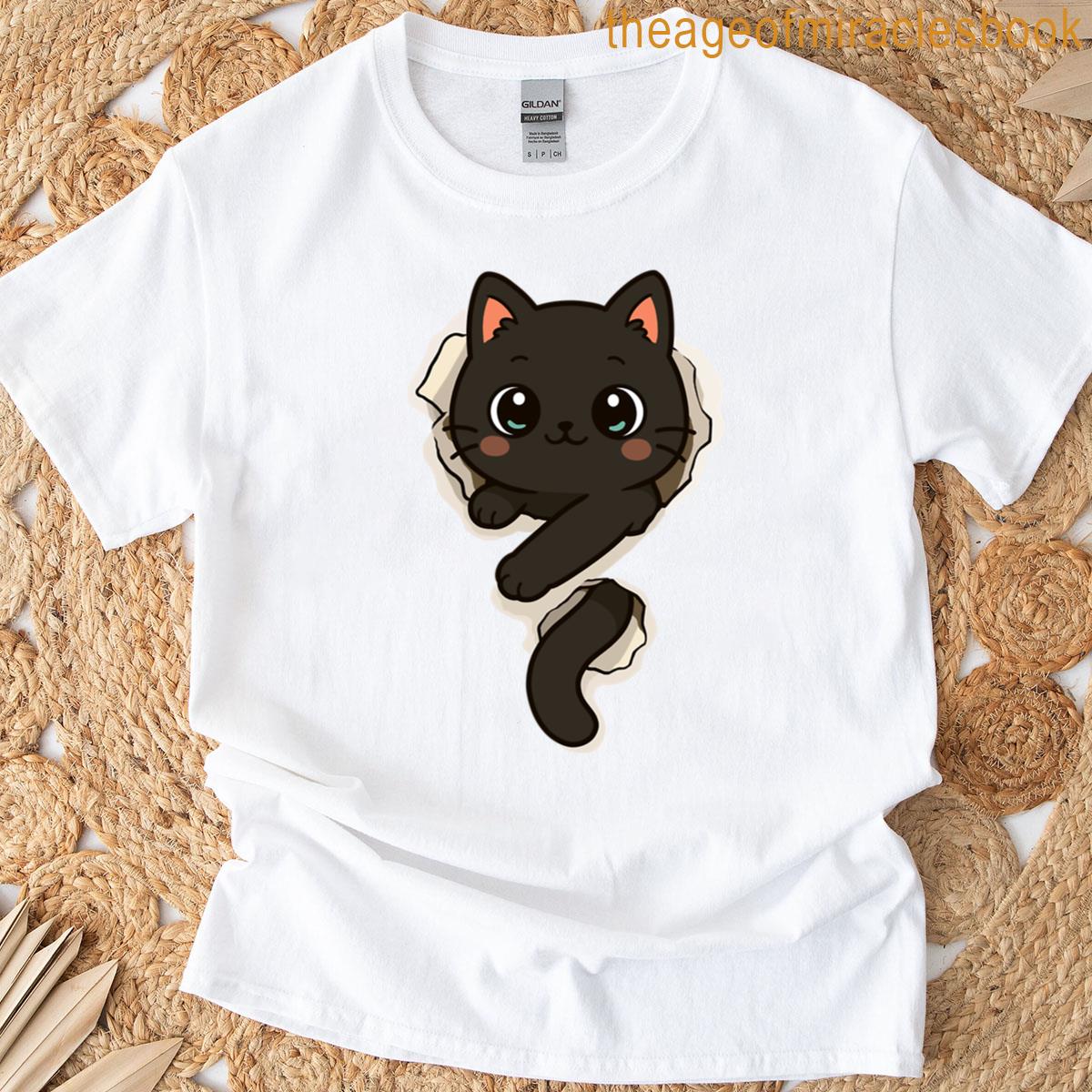 Paper Break Cat T-shirt