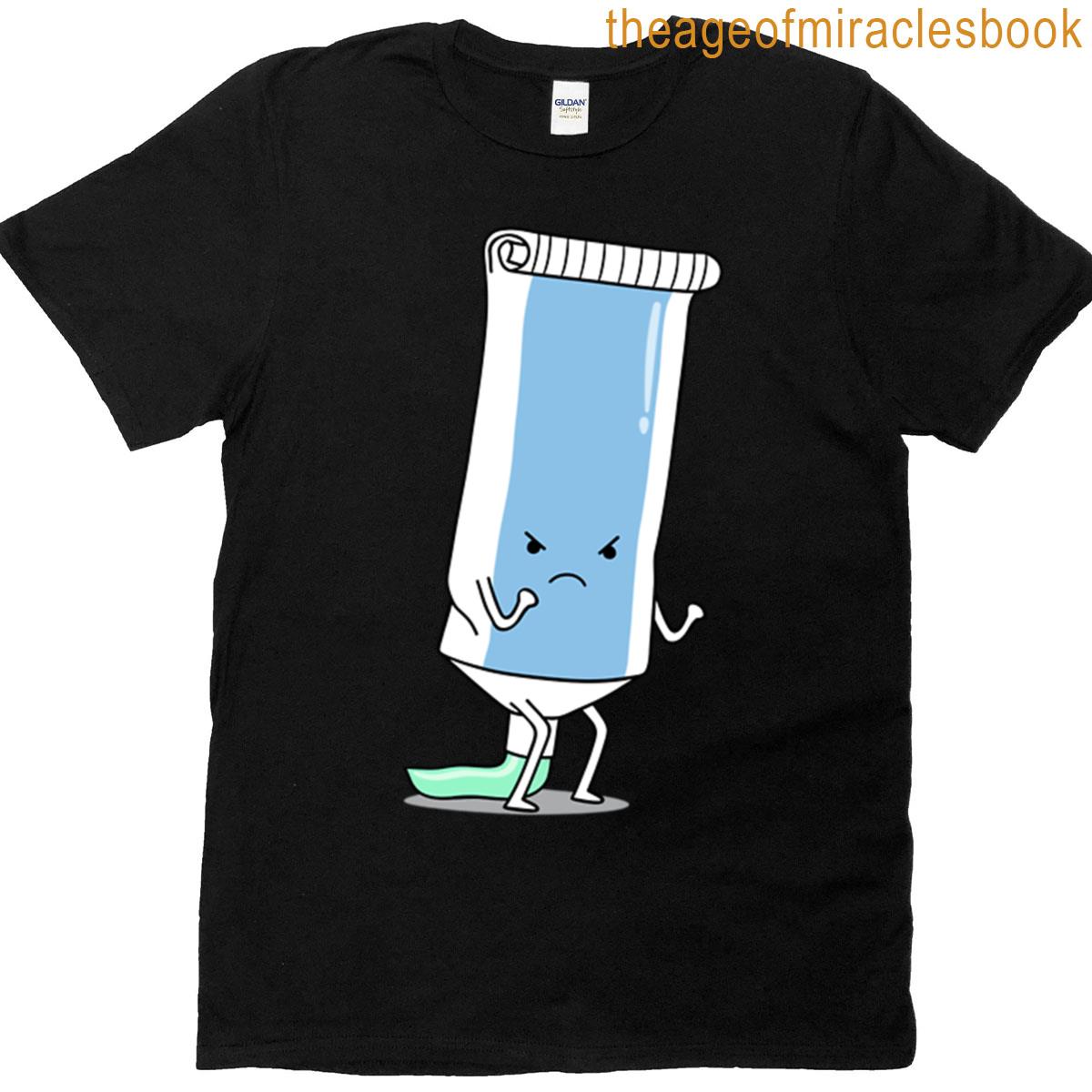 Angry Toothpaste Tube T-shirt