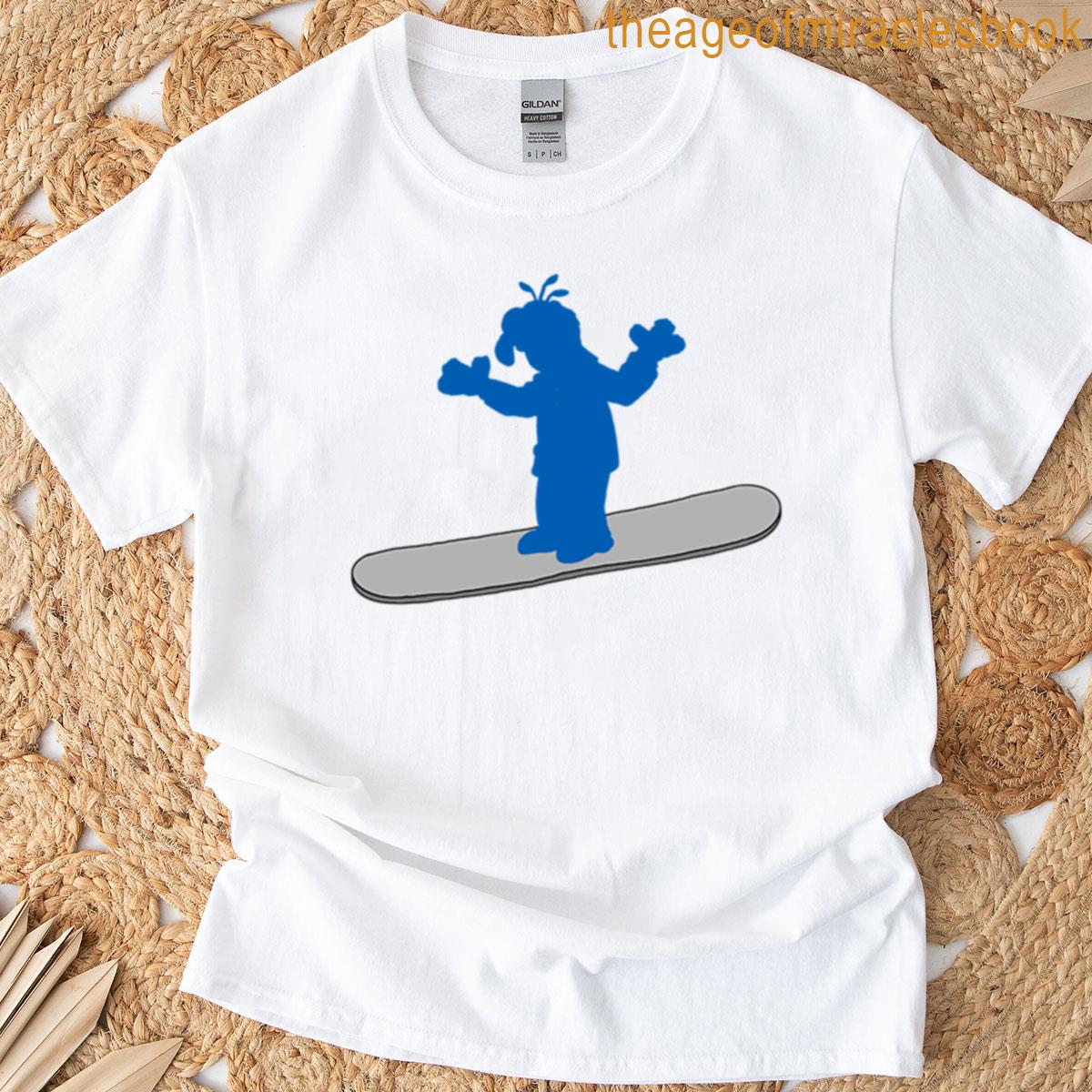 Gonzo On A Snowboard T-shirt