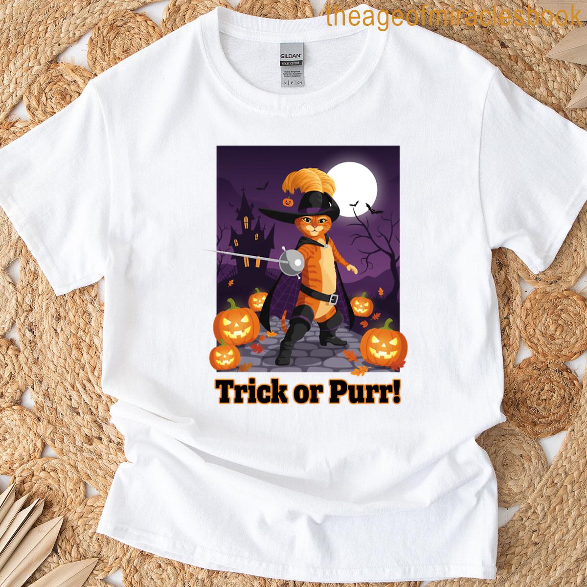 Puss In Boots Halloween T-shirt