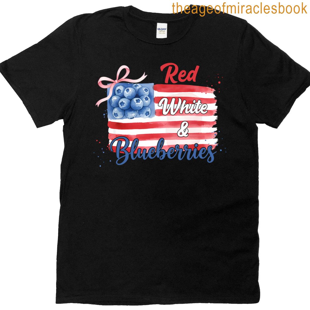 Red White And Blueberries T-shirt