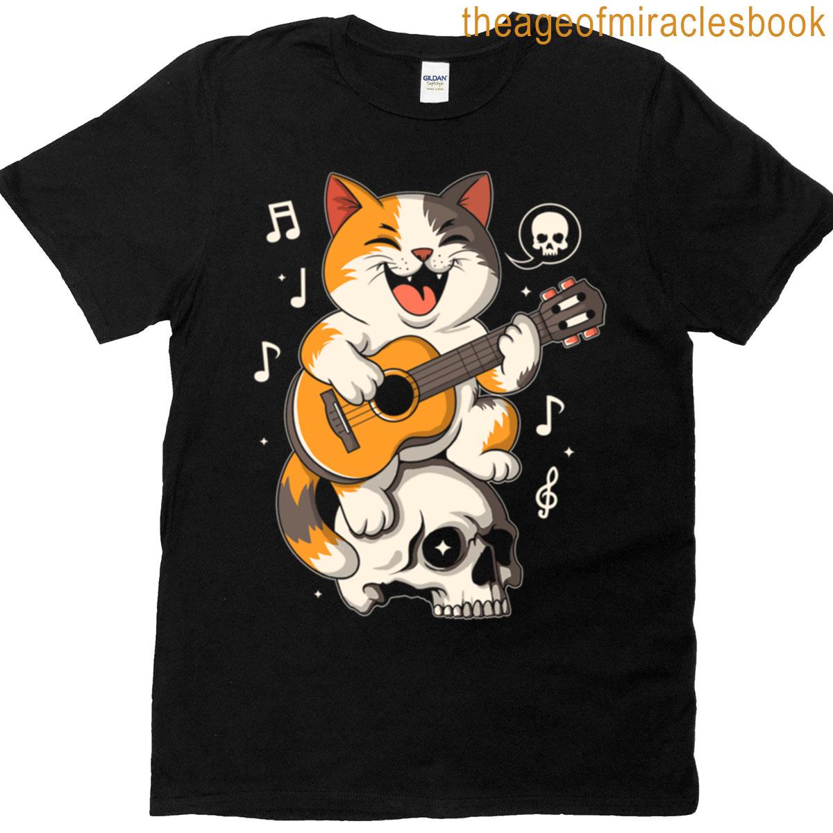 Rock N Skull Cat T-shirt