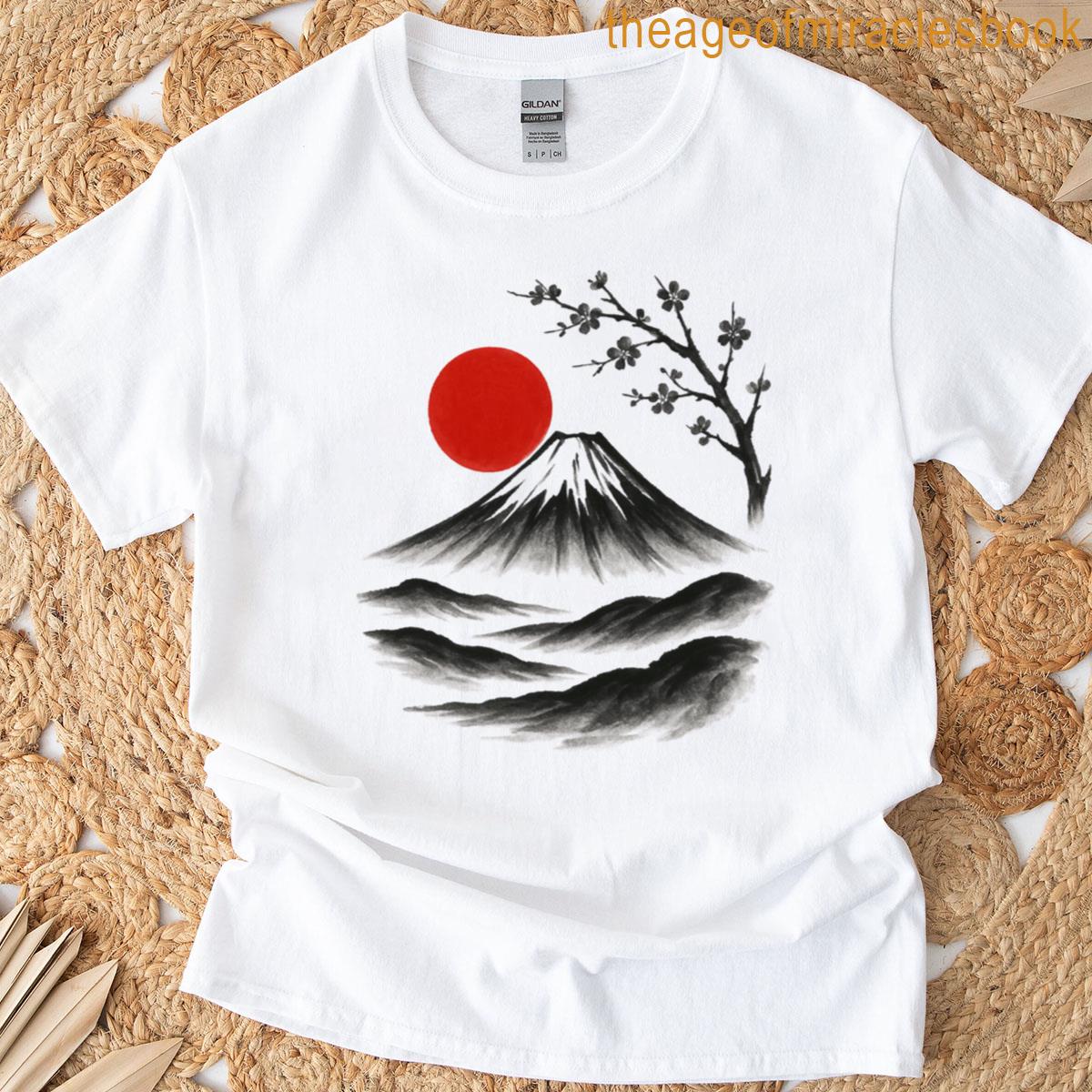 Sumi-e Style Japan T-shirt