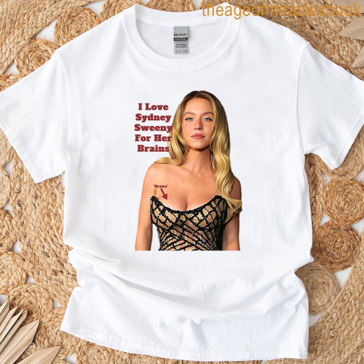 Sydney Sweeney Brains T-shirt