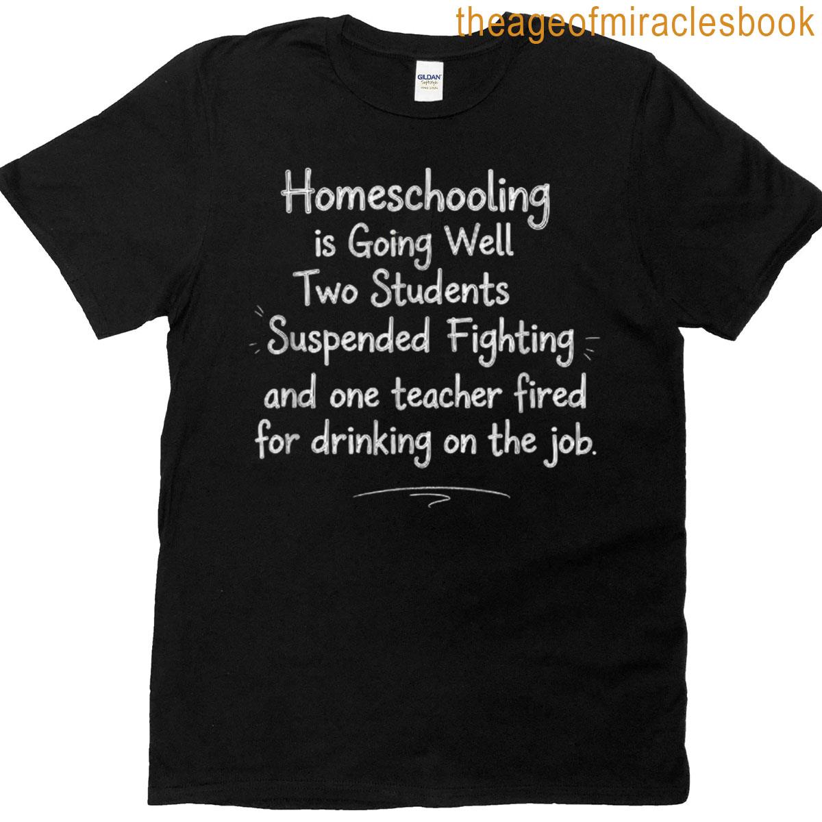Two Students Suspended Fighting T-shirt