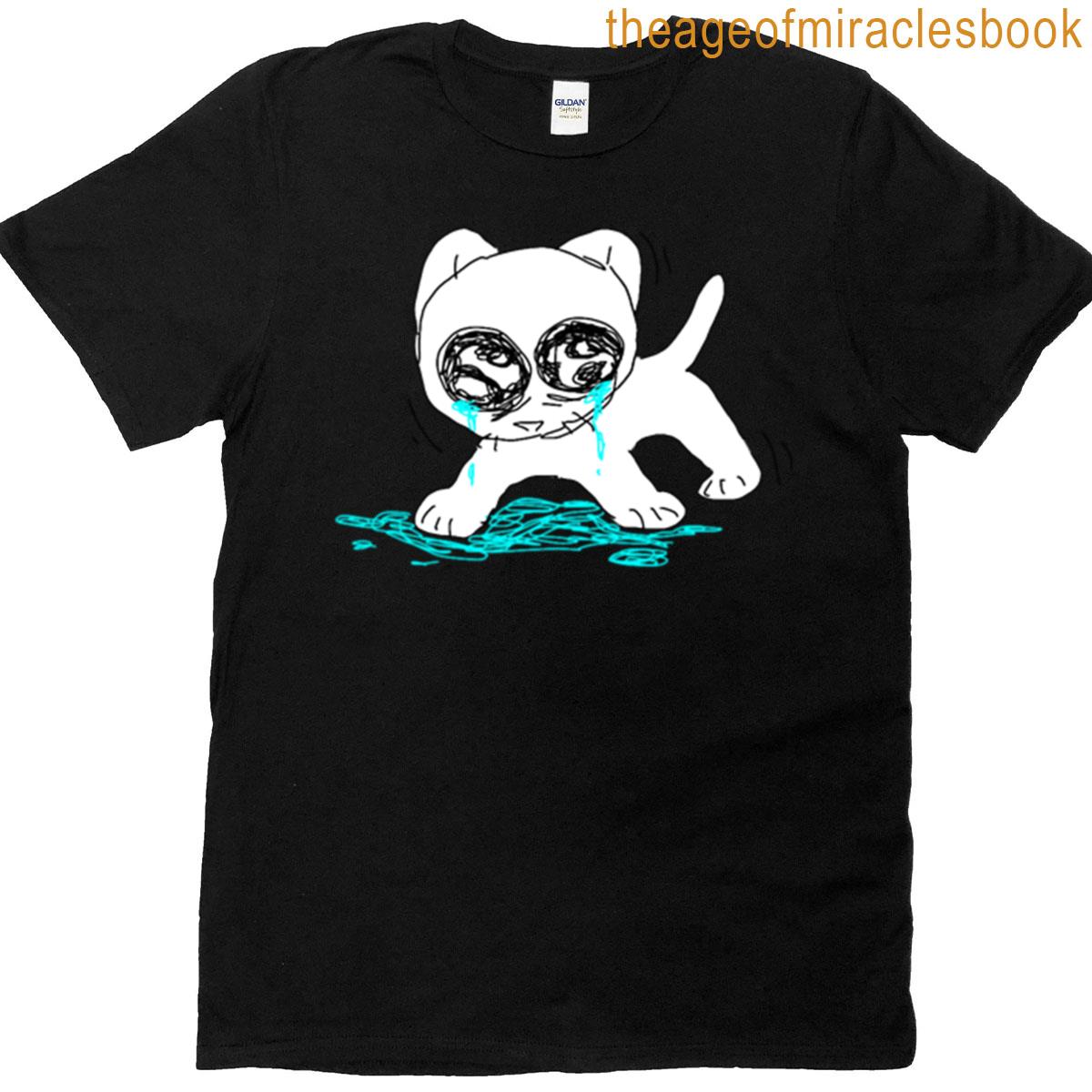 Anxious Mittens Creature T-shirt