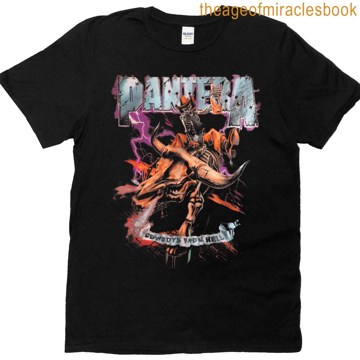 Cowboys From Hell Riding Skeleton T-shirt