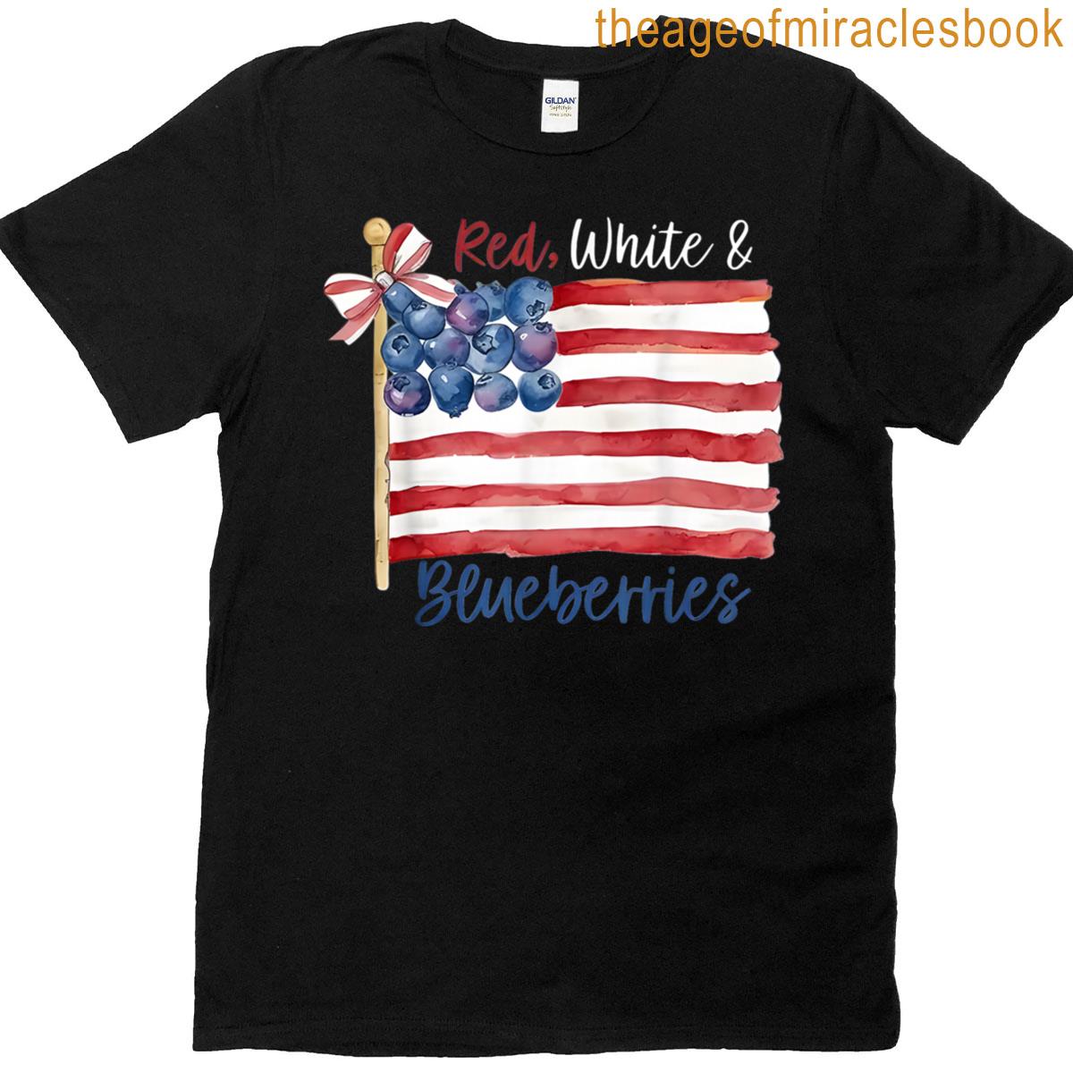 Red White And Blueberries T-shirt