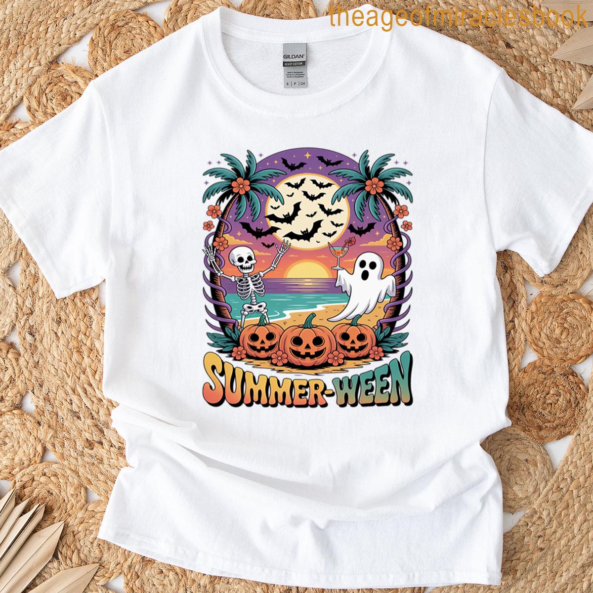 Summerween Beach Party Halloween T-shirt