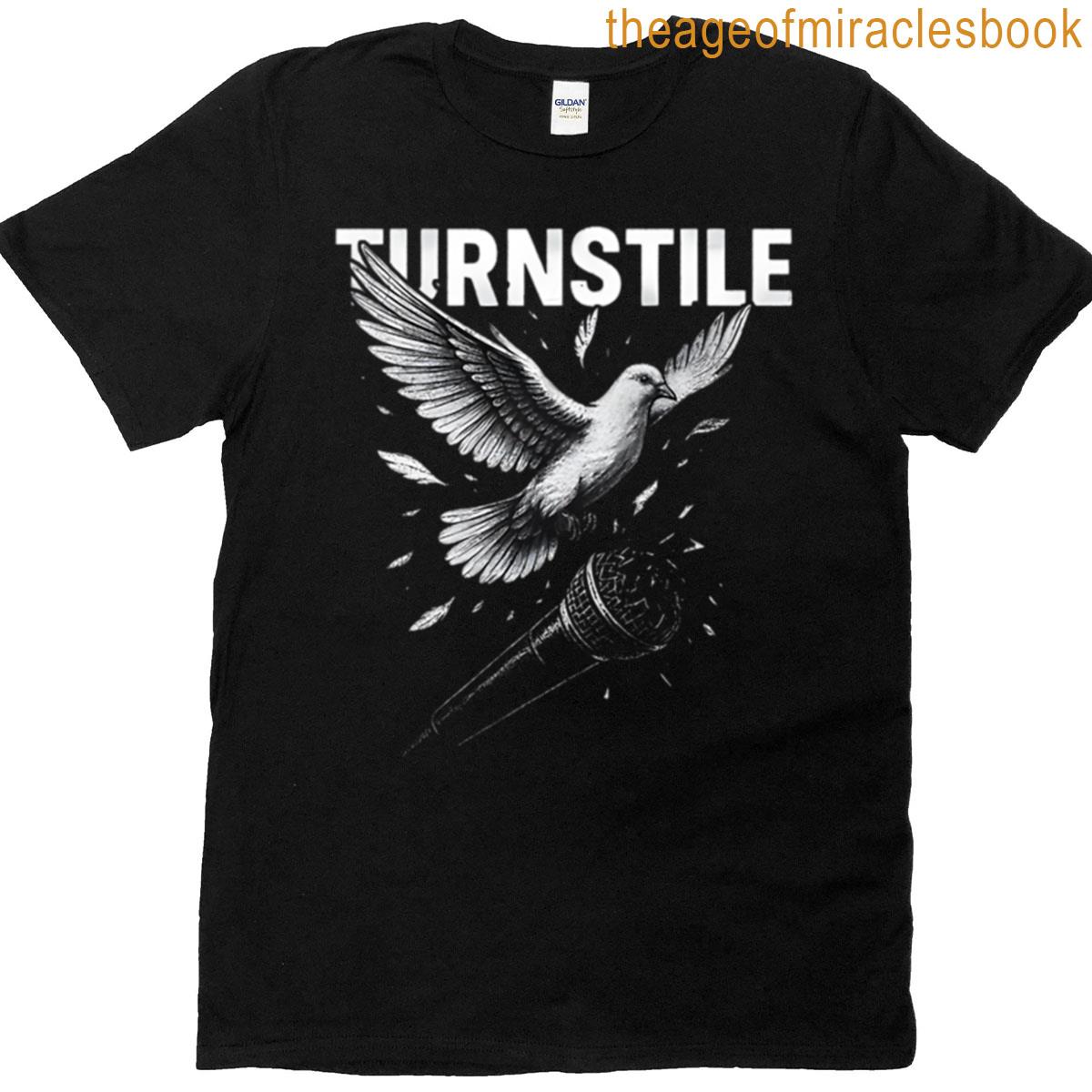 Turnstile Sticker Pin T-shirt