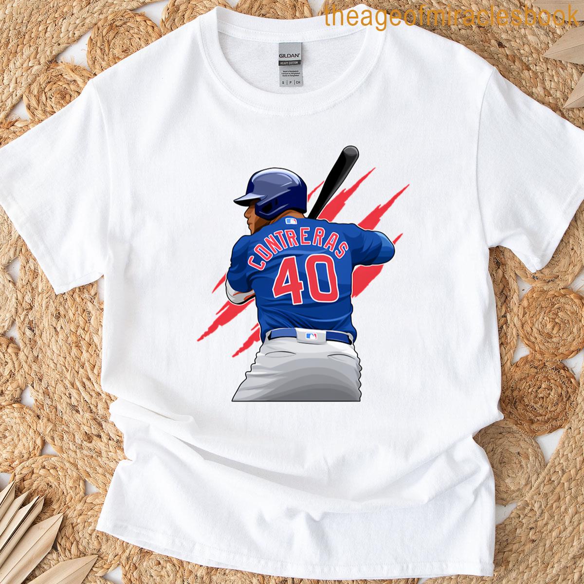 Willson Contreras Bats Ready 40 Claw T-shirt