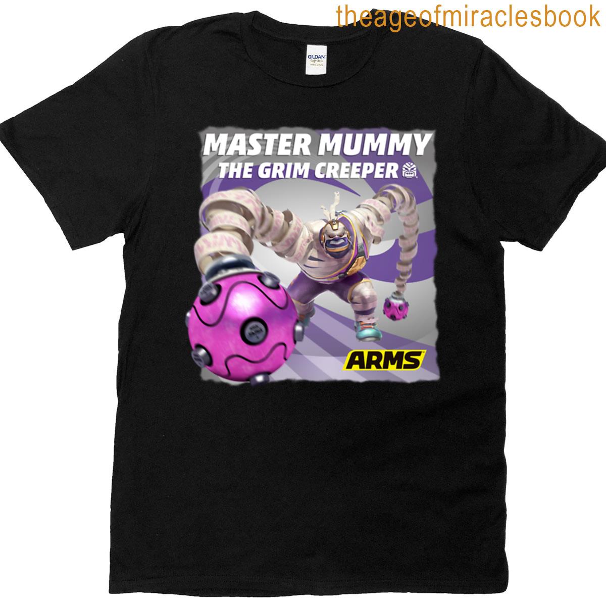 Arms Master Mummy The Grim Creeper Poster T-shirt
