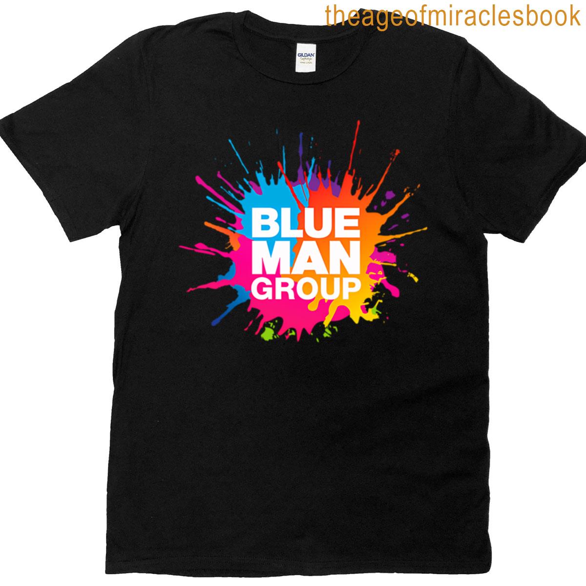 Blue Man Group Logo Colorful T-shirt