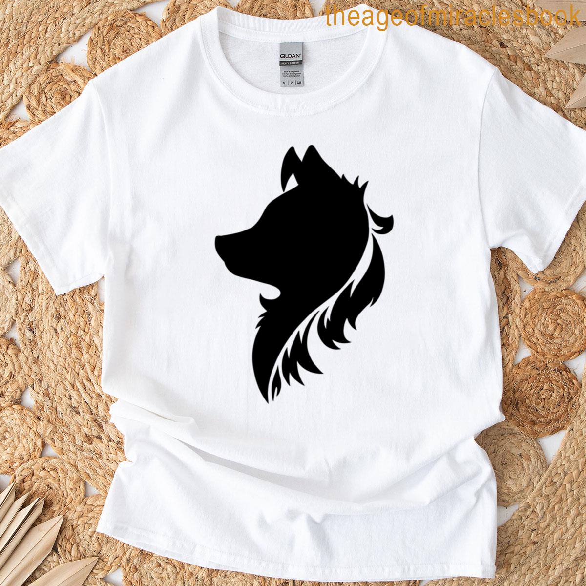 Canine Silhouette Oversized T-shirt