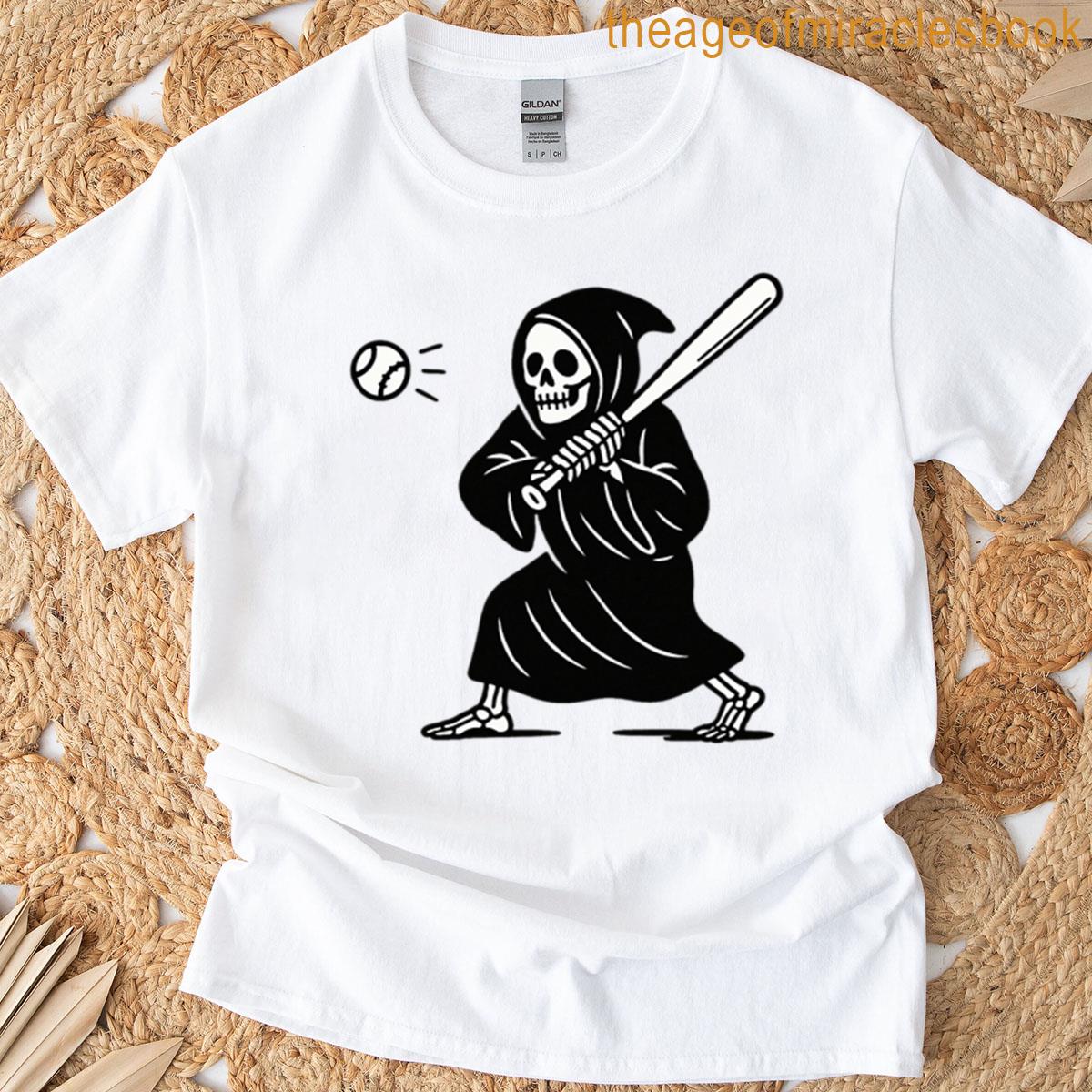 Death Plays Baseball T-shirt