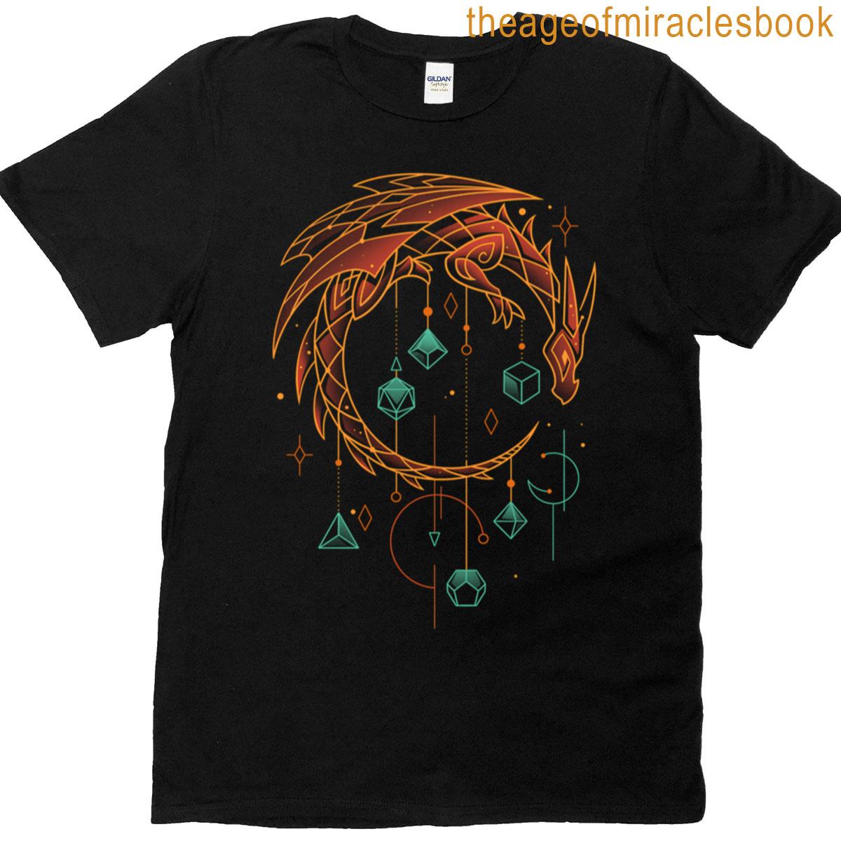 Draconic Dice Keeper – Roleplayer Gamer T-shirt
