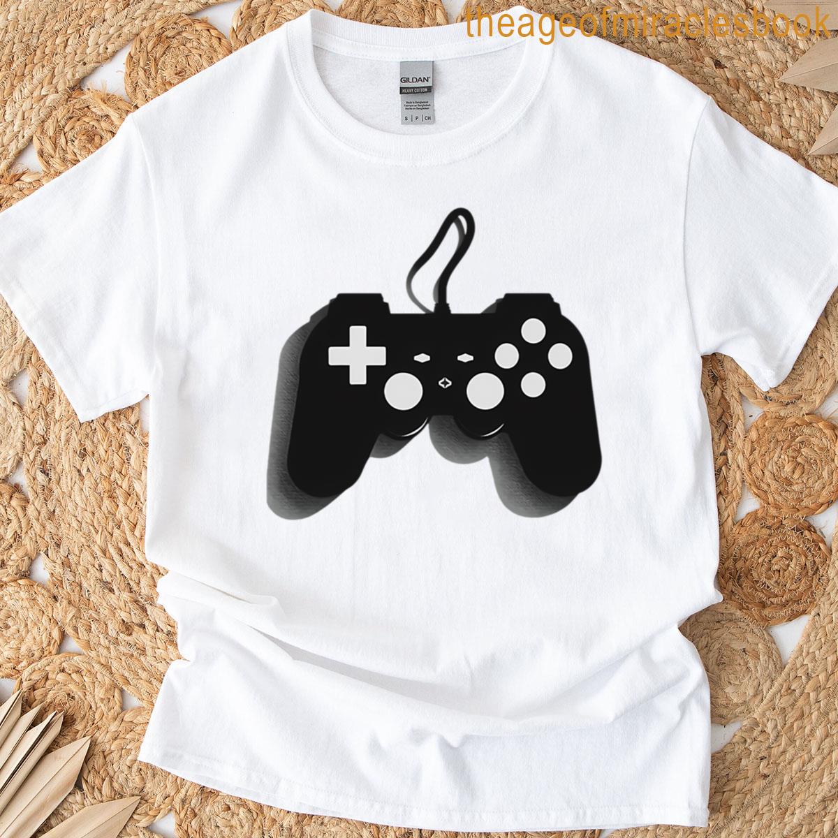 Gamer Video Game Controller Black T-shirt
