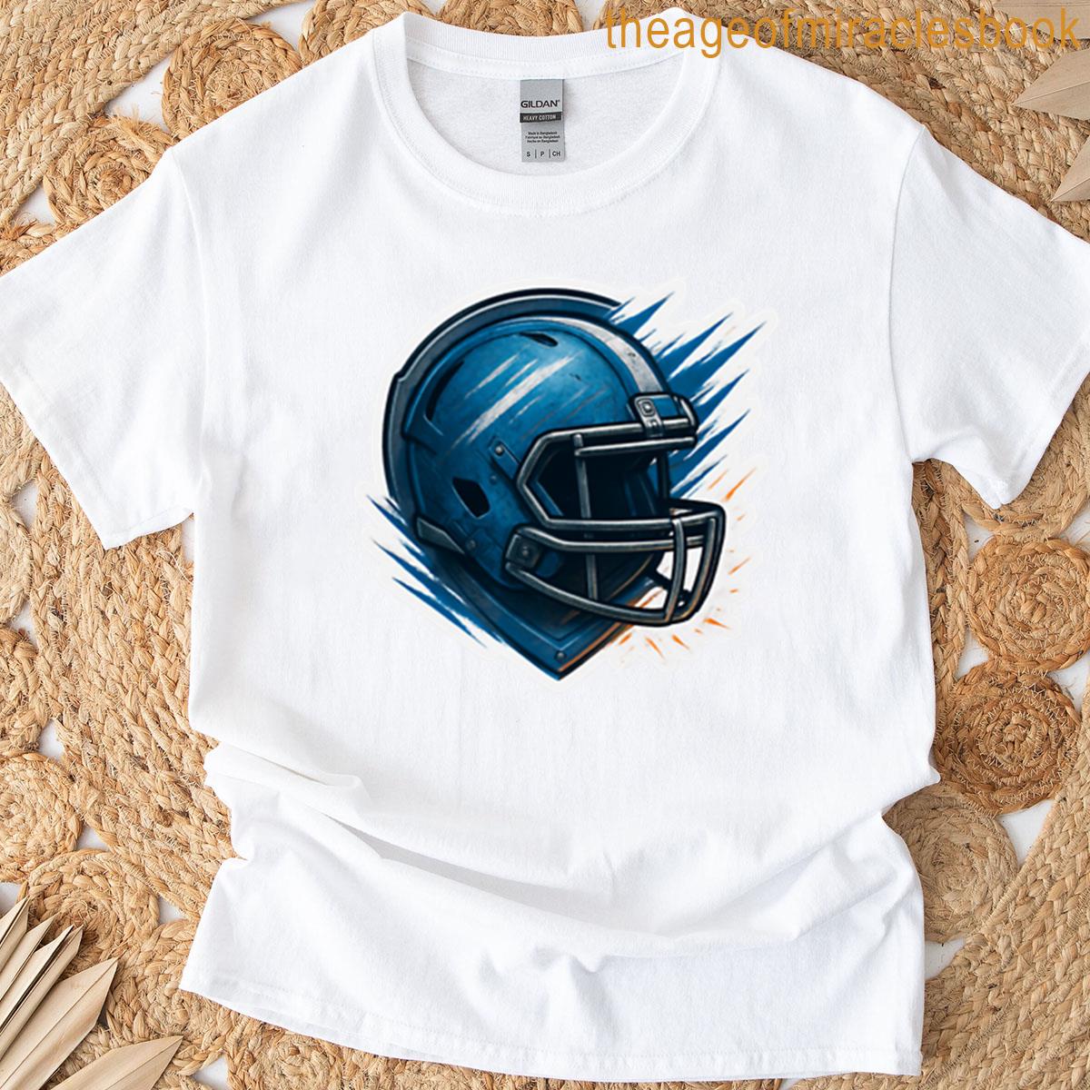 Gritty Blue Helmet T-shirt