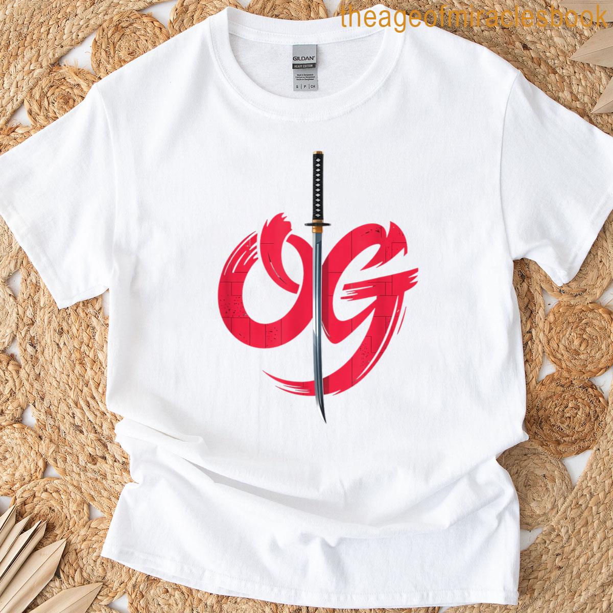 Og Graphic Bold Red Snake Style Design T-shirt